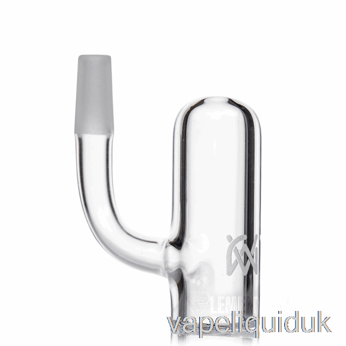 MJ Arsenal 10mm PREMIUM QUARTZ COLD STARTER DRIP Bucket Banger Silver - HALF WELD Vape Juice